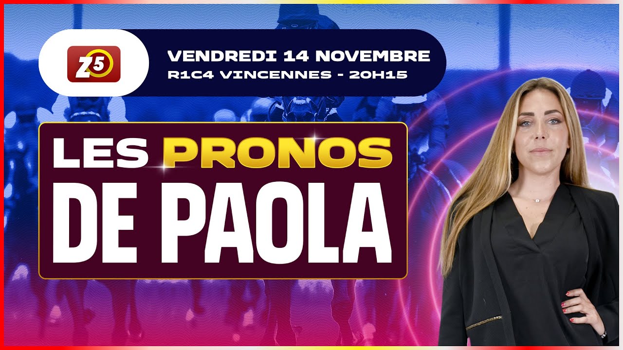 Le Pronostic Quinté pour le ZE5 Ordre du 14 novembre 2025 à Vincennes