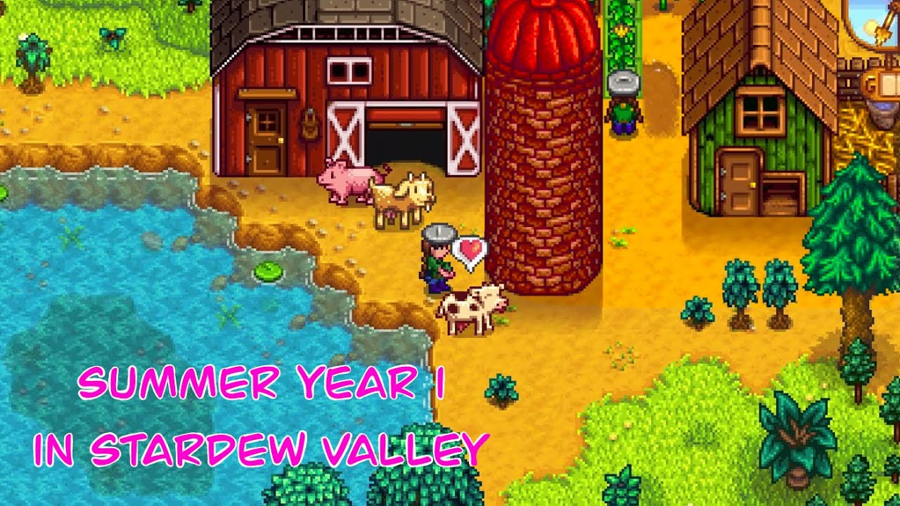 Summer Year 1 in Stardew Valley