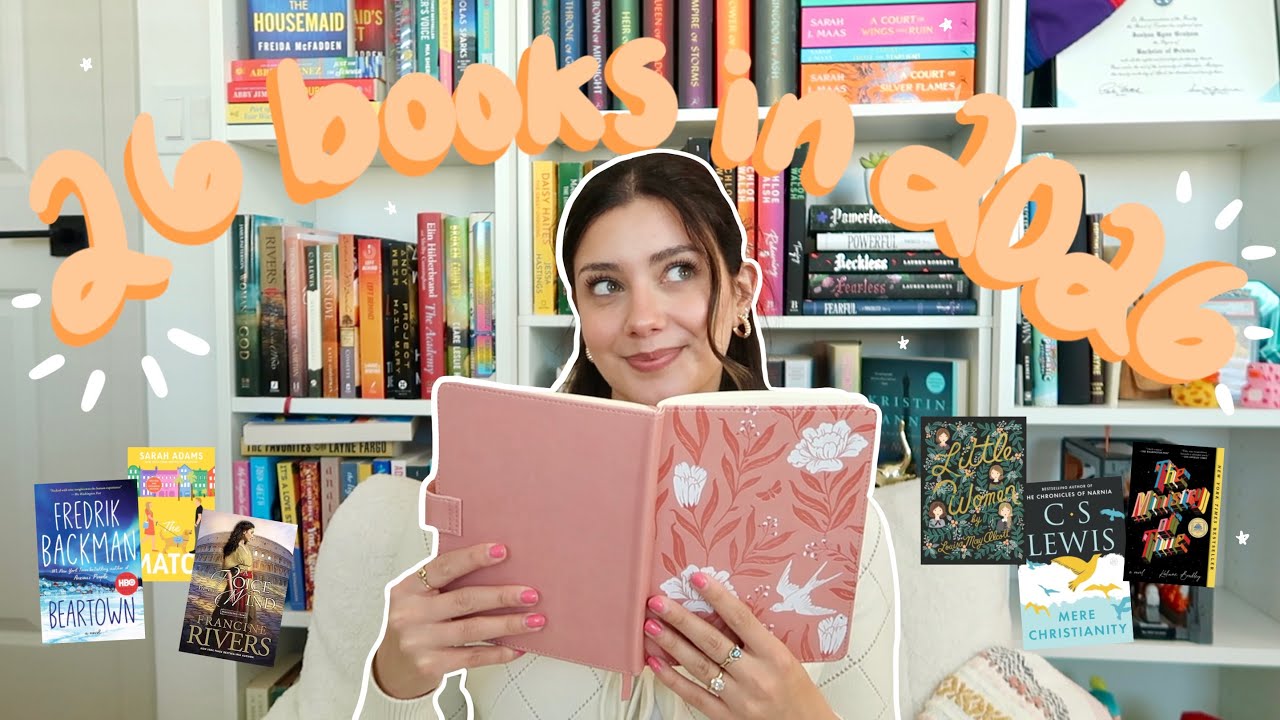 26 books for 2026 📚🐛 my 2026 TBR: Christian books, romance, fantasy, etc. 