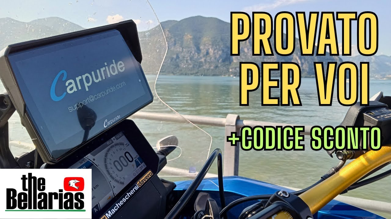 Unboxing e Test in Viaggio del Carpuride W702 Pro, il Carplay da Moto!