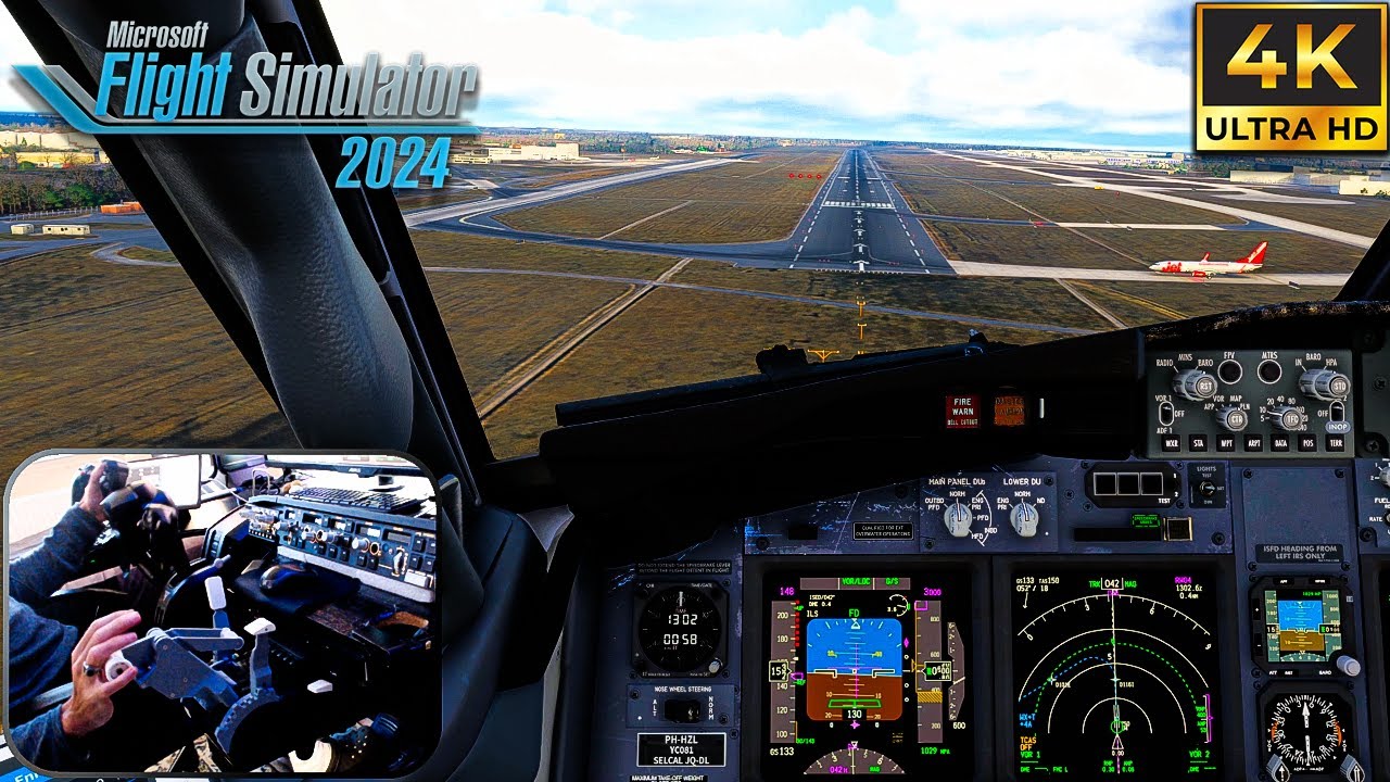 GO AROUND! Full Flight Rotterdam → London Stansted | PMDG 737-800 | Flight Simulator 2024 | 4K