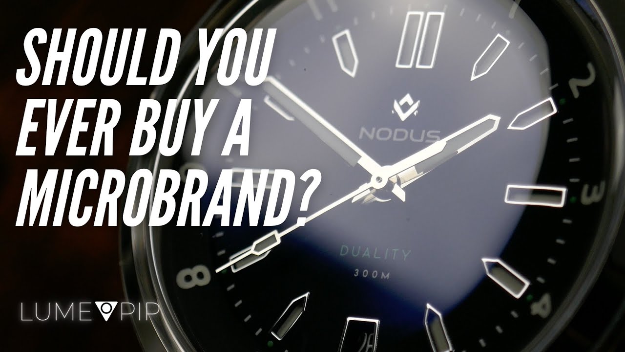 Top Four Reasons to Buy a Microbrand Watch - Nodus Duality Review