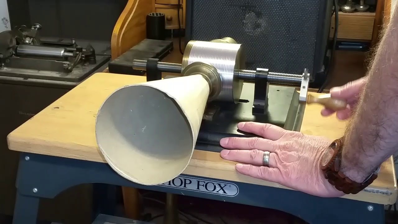 edison 1877 tinfoil phonograph prototype / aluminum foil tape