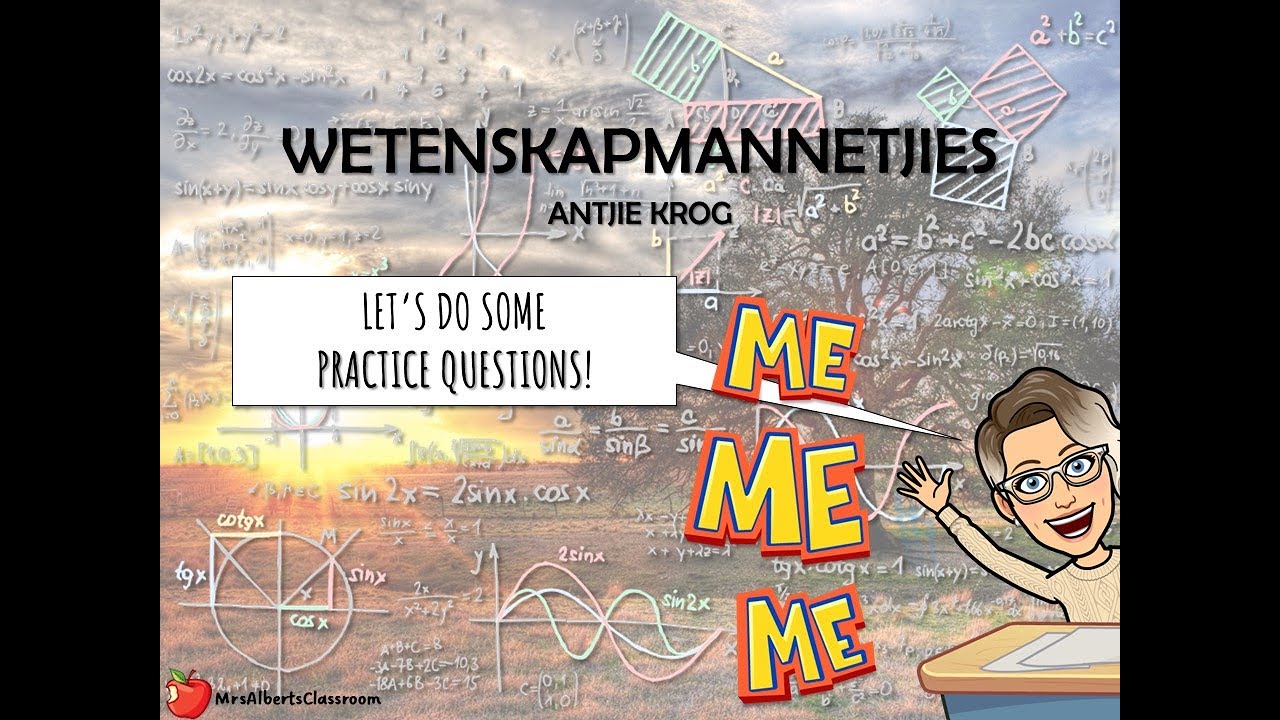 WETENSKAPMANNETJIES Voorbeeld Vrae