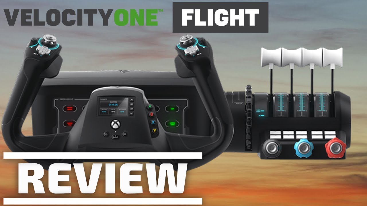 Velocity One Flight Control System Controls Demonstration on PC [Gaming Trend]