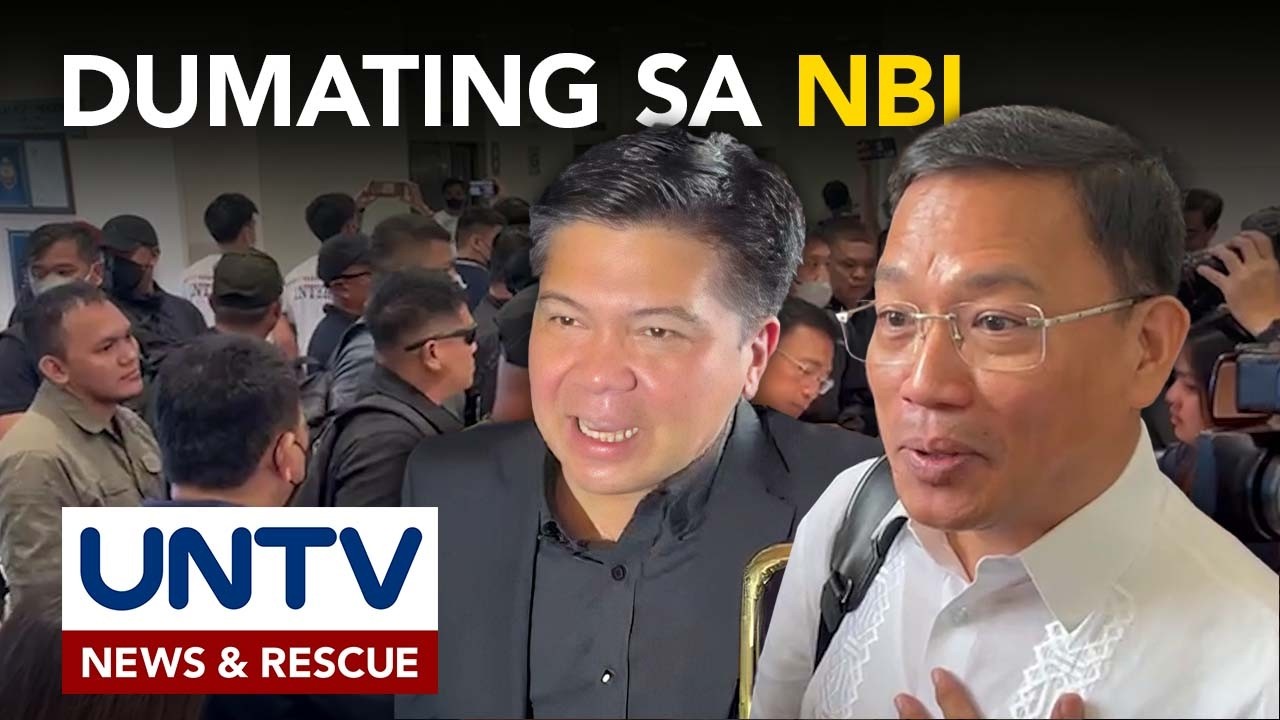16 ex-marines, Atty. Baligod, Ex-Cong. Defensor, dumating sa NBI