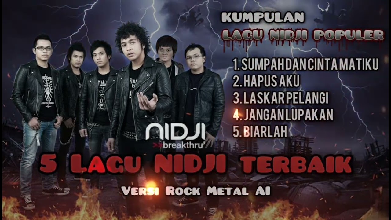 5 LAGU NIDJI TERPOPULER | KUMPULAN LAGU NIDJI TERBAIK | BEST SONG NIDJI | LAGU POPULER NIDJI