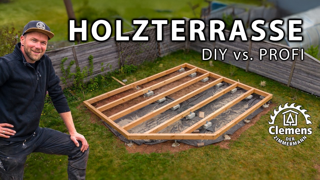 Vom Rasen zur Terrasse in 1 Tag &ndash; so klappt die Unterkonstruktion!