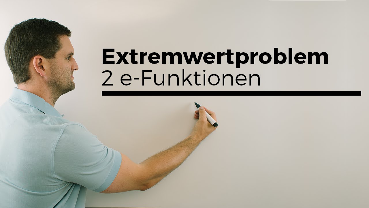 Extremwertproblem bei 2 Funktionen, maximaler Flächeninhalt | Mathe by Daniel Jung