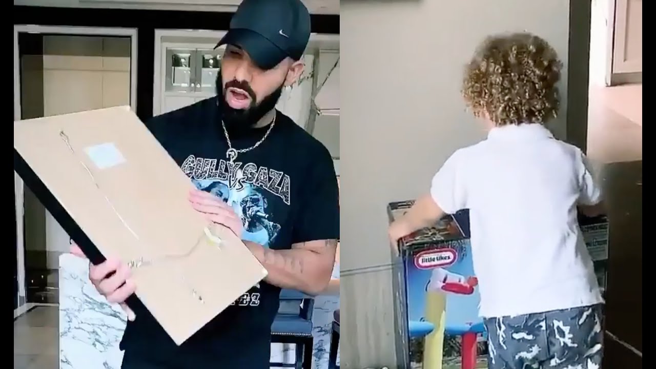 Drake Spends Time With His Son Adonis and Baby Mama On Fathers Day