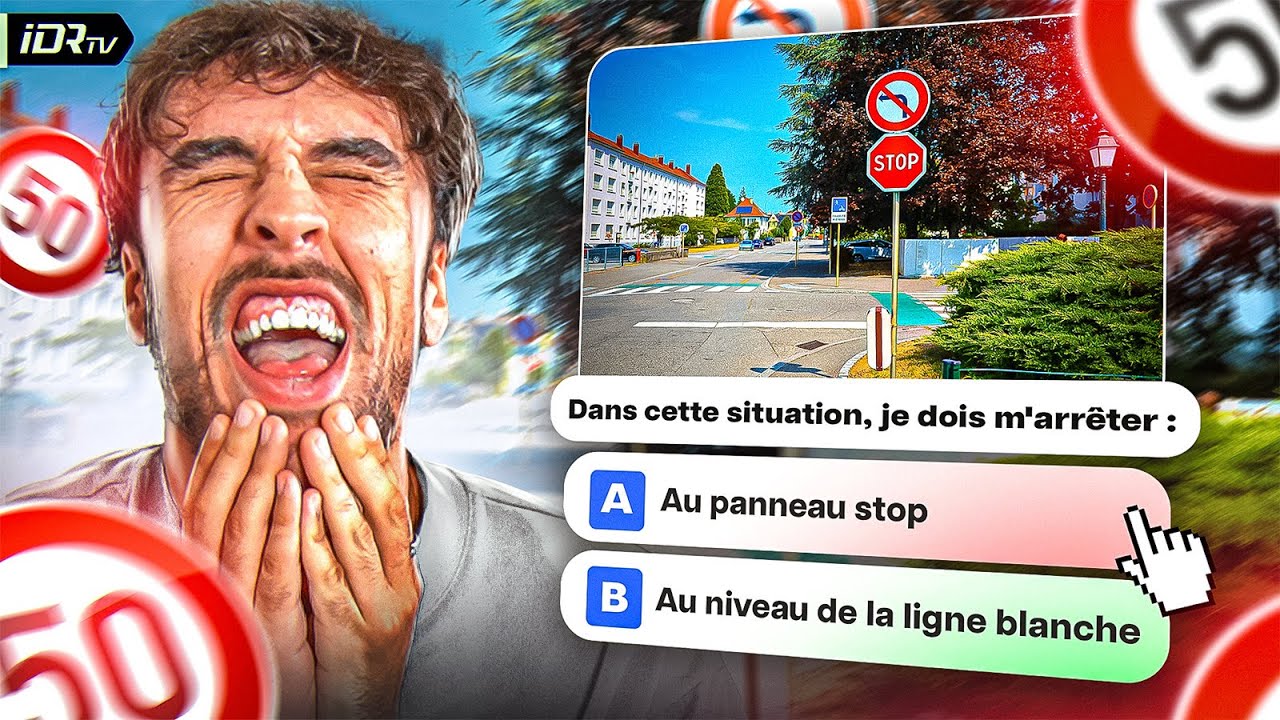 Je m'entraine pour le Code de la Route ! (oui j'ai pas le permis)