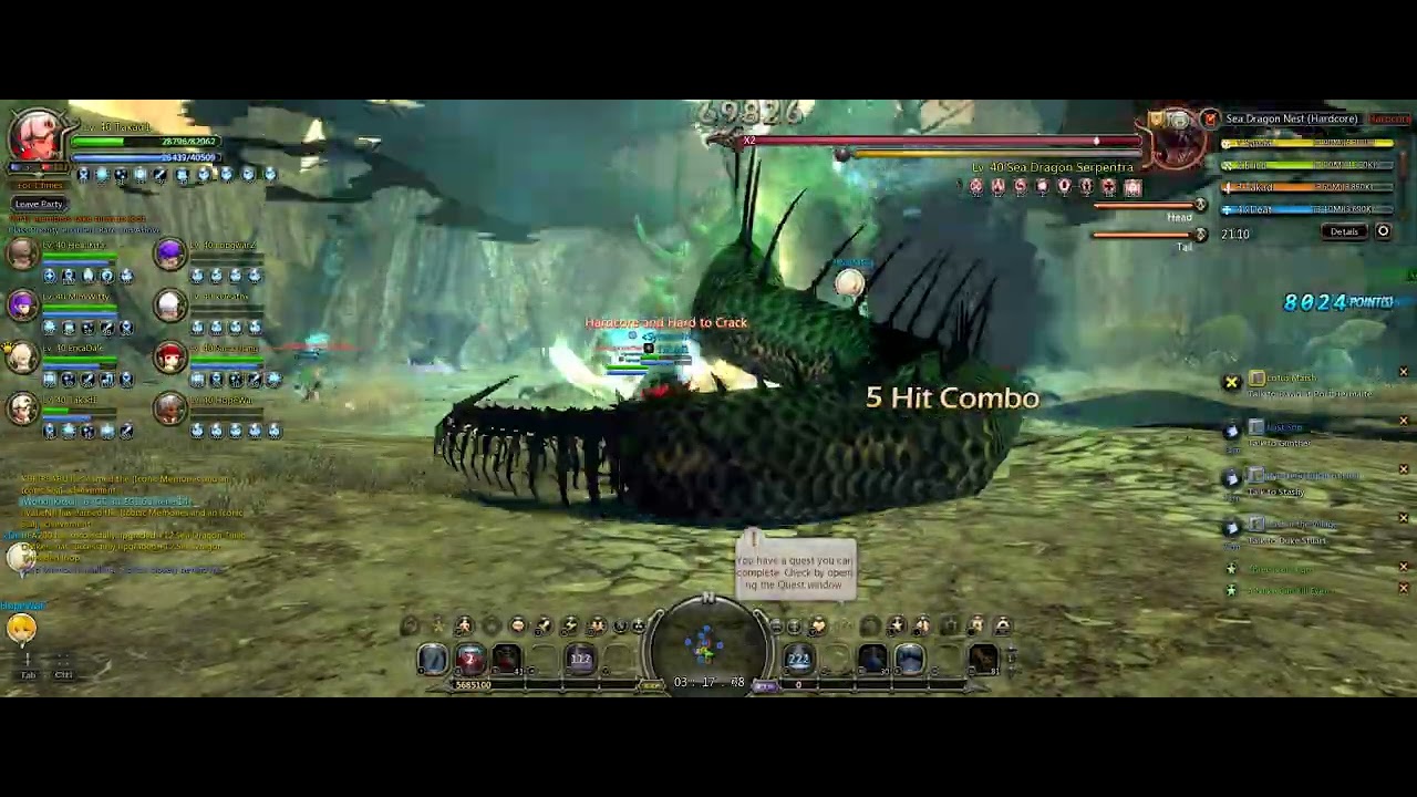 [Dragon Nest Classic] Apoc Weapons 4.1M DMG + Ice Claw Lure SDN HC ( Takad1- SM POV)