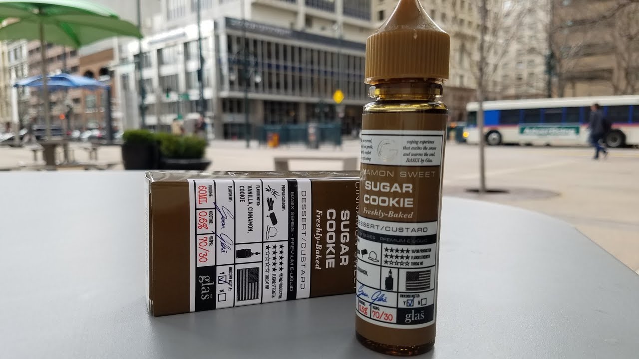 Glas Basix Series: Sugar Cookie E-Juice Review