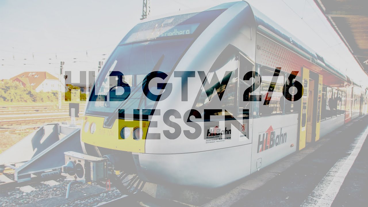 Mit der HLB im GTW 2/6 und FLIRT in HESSEN unterwegs (2. Klasse) | TripReport | Vlog 235