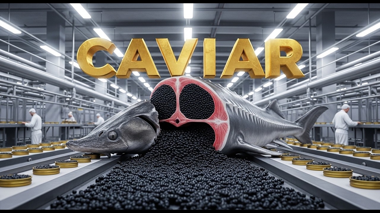 Inside the caviar factory – full process how luxury food is made