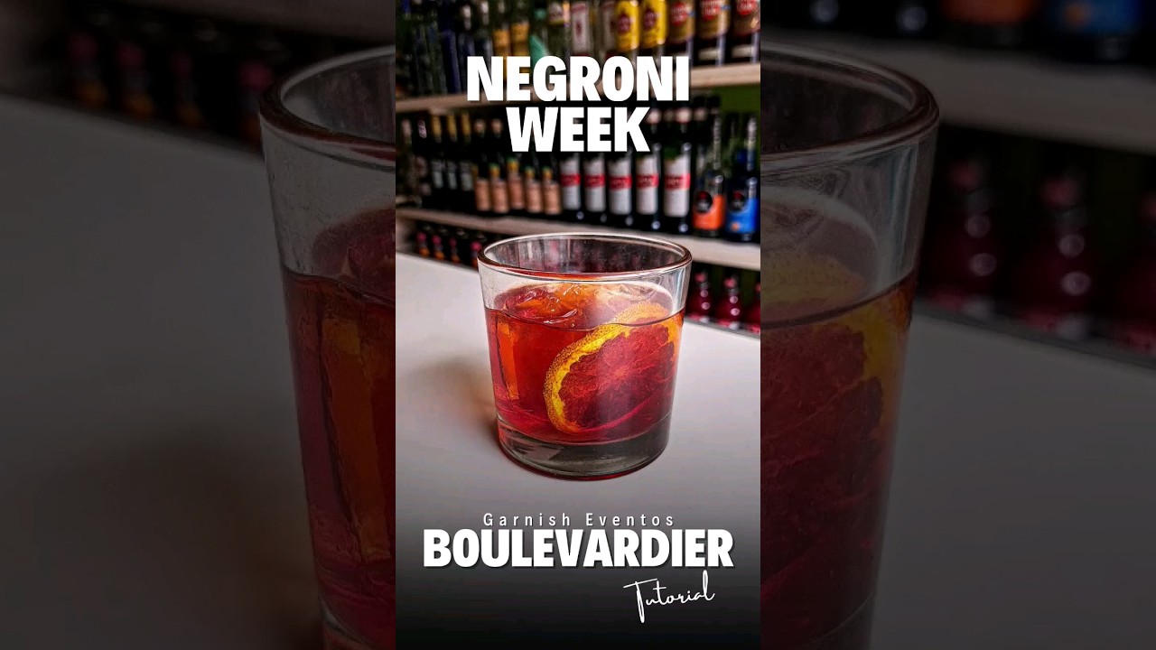 Boulevardier: Cuarto Cóctel de la Semana del Negroni 🥃 Tutorial Bartender 