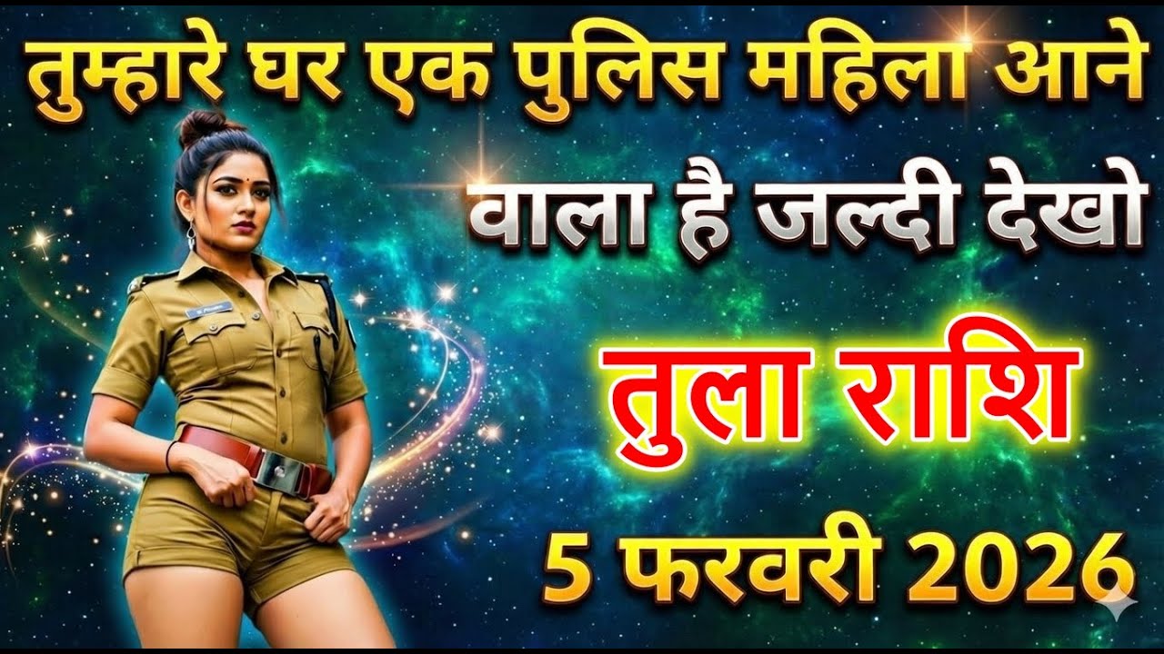 तुला राशि तुम्हारे घर एक पुलिस महिला आने वाली है जल्दी देखलो