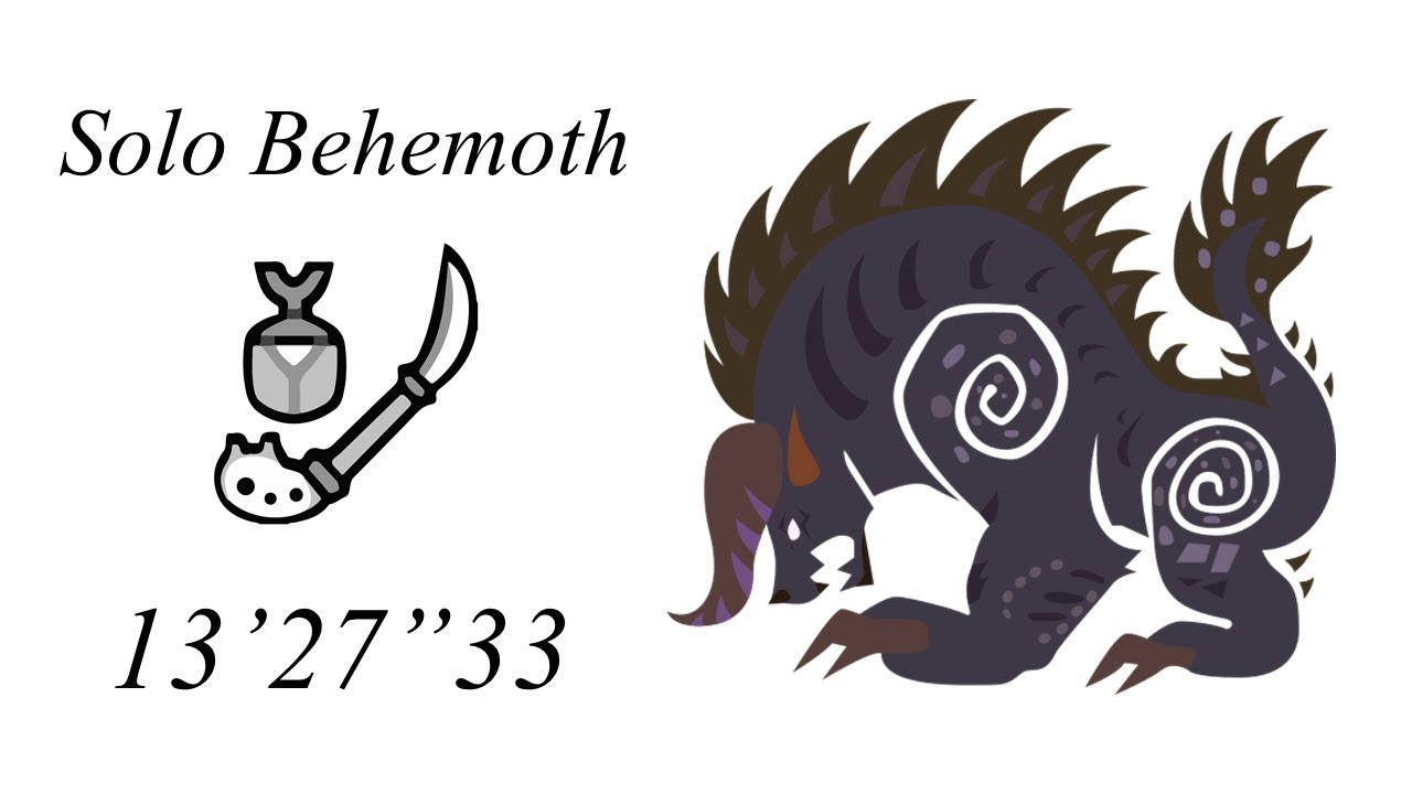 MHW: Behemoth Solo Insect Glaive - 13'27