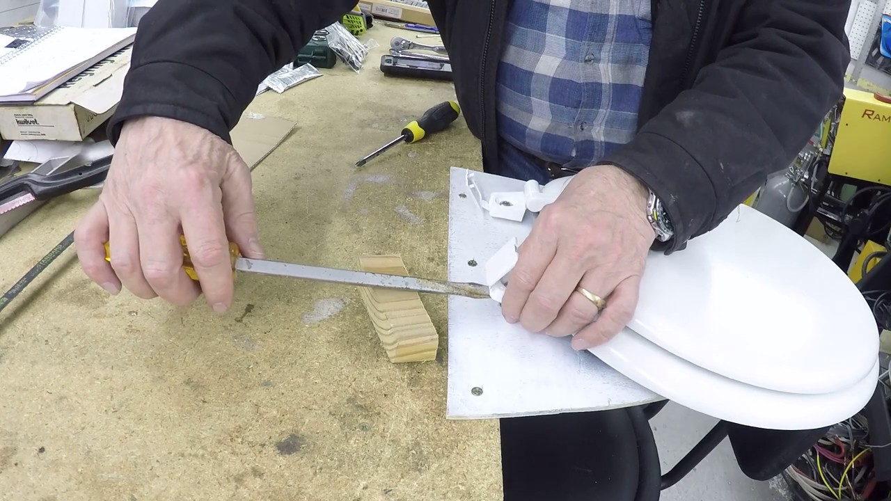Removal Kohler toilet blind anchor  seat nuts