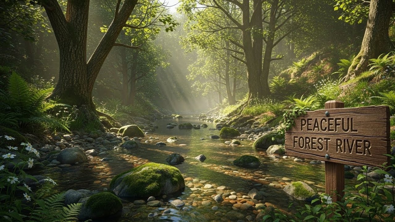 River and Forest Sounds 🌿🌊 Calm Nature Ambience for Relaxation and Focus #2777