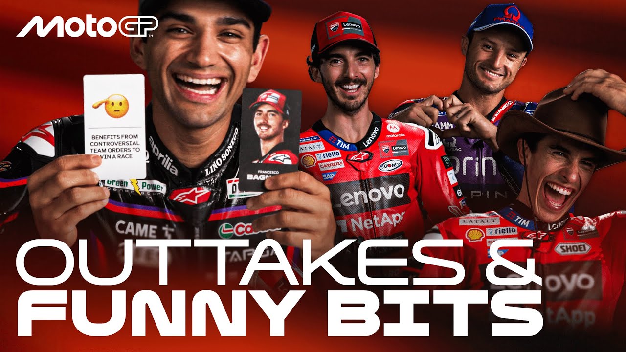 Behind the scenes of #MotoGP's 2025 Filming 🎬😂
