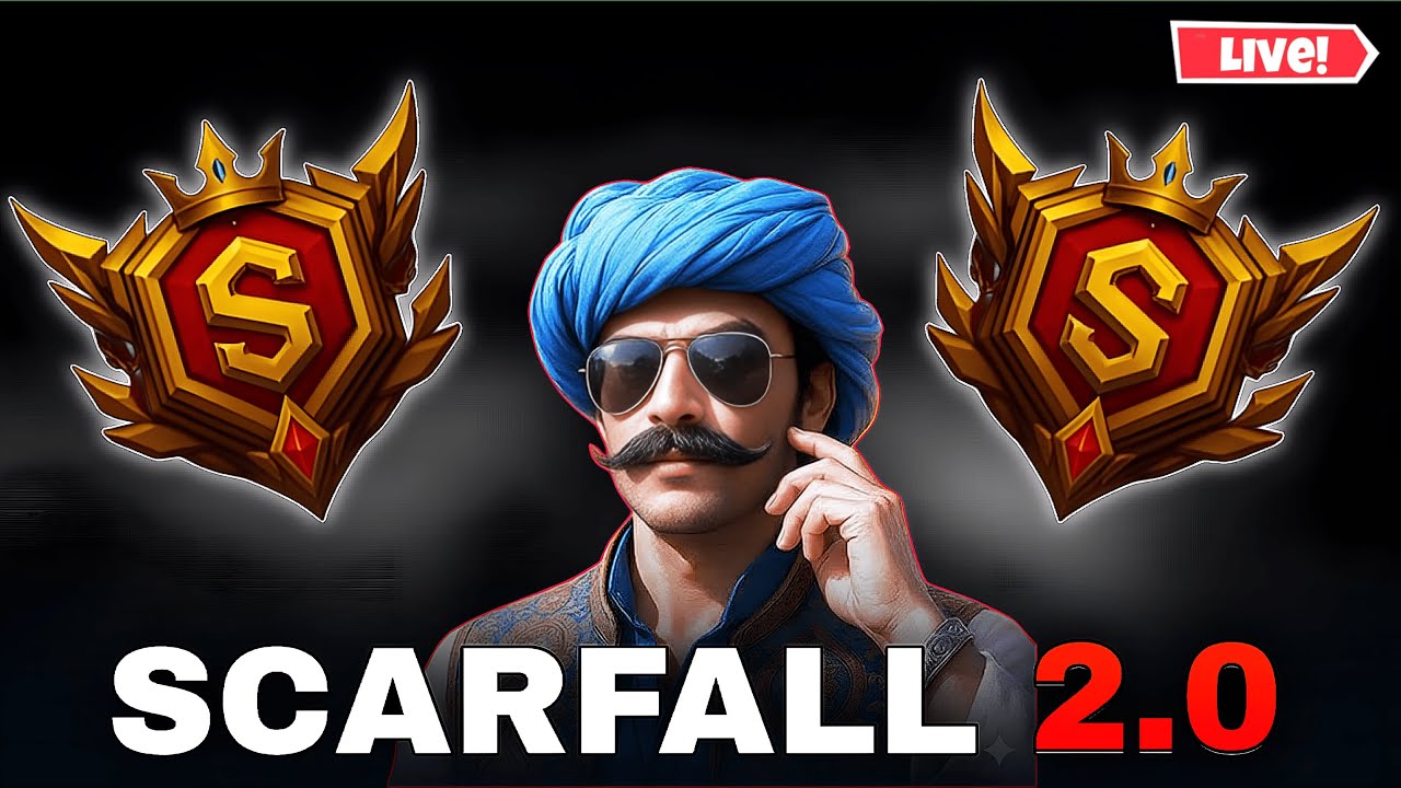 Samrat Rank Push 🔥 Solo Vs Squad LIVE 🇮🇳 | Scarfall 2.0 #Scarfall2