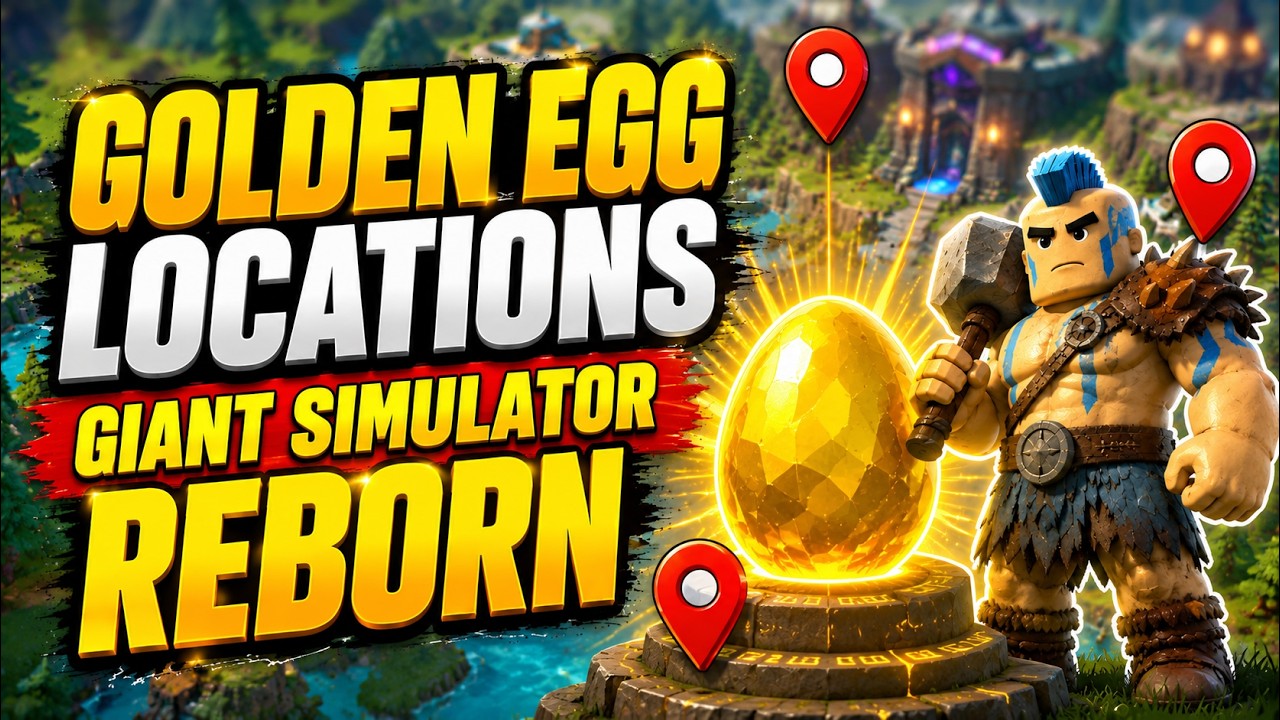 Golden Egg Locations Roblox Giant Simulator Reborn