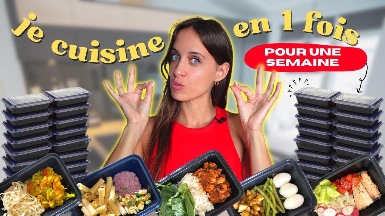 20 REPAS EN 3 HEURES | Facile & Healthy