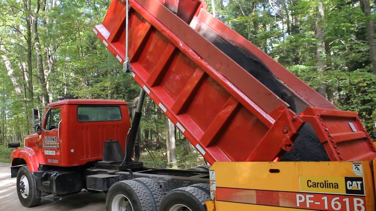 Hauling 12 TONS of Asphalt