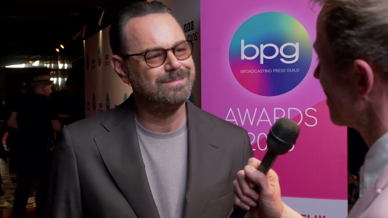 DANNY DYER, Best Actor for Rivals - at the BPG Awards 2025 Red Carpet