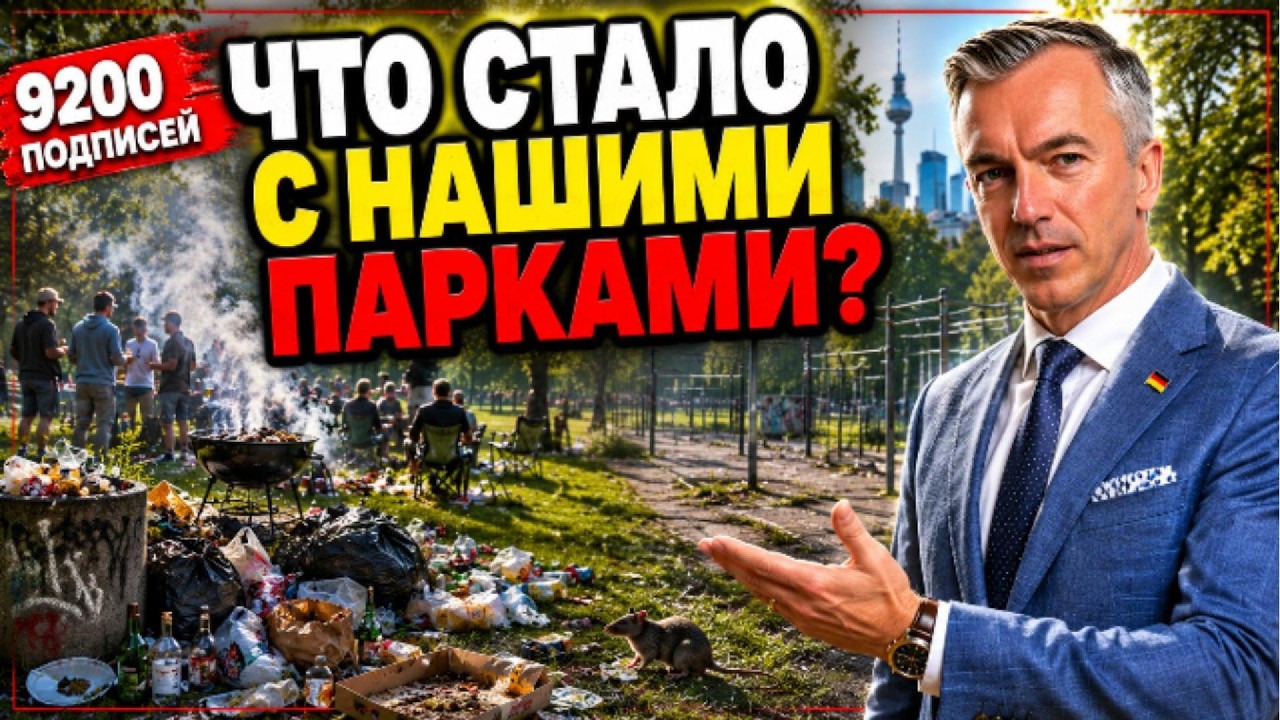 &laquo;Где немцы?&raquo; &mdash; репортаж из городских парков, который вы не увидите по немецкому ТВ