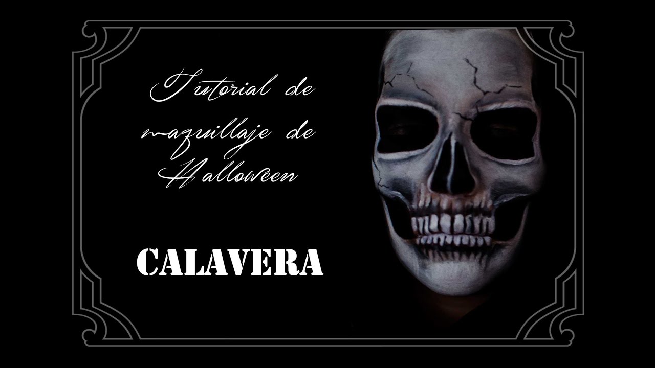 Como hacer un maquillaje de calavera-skull make up tutorial
