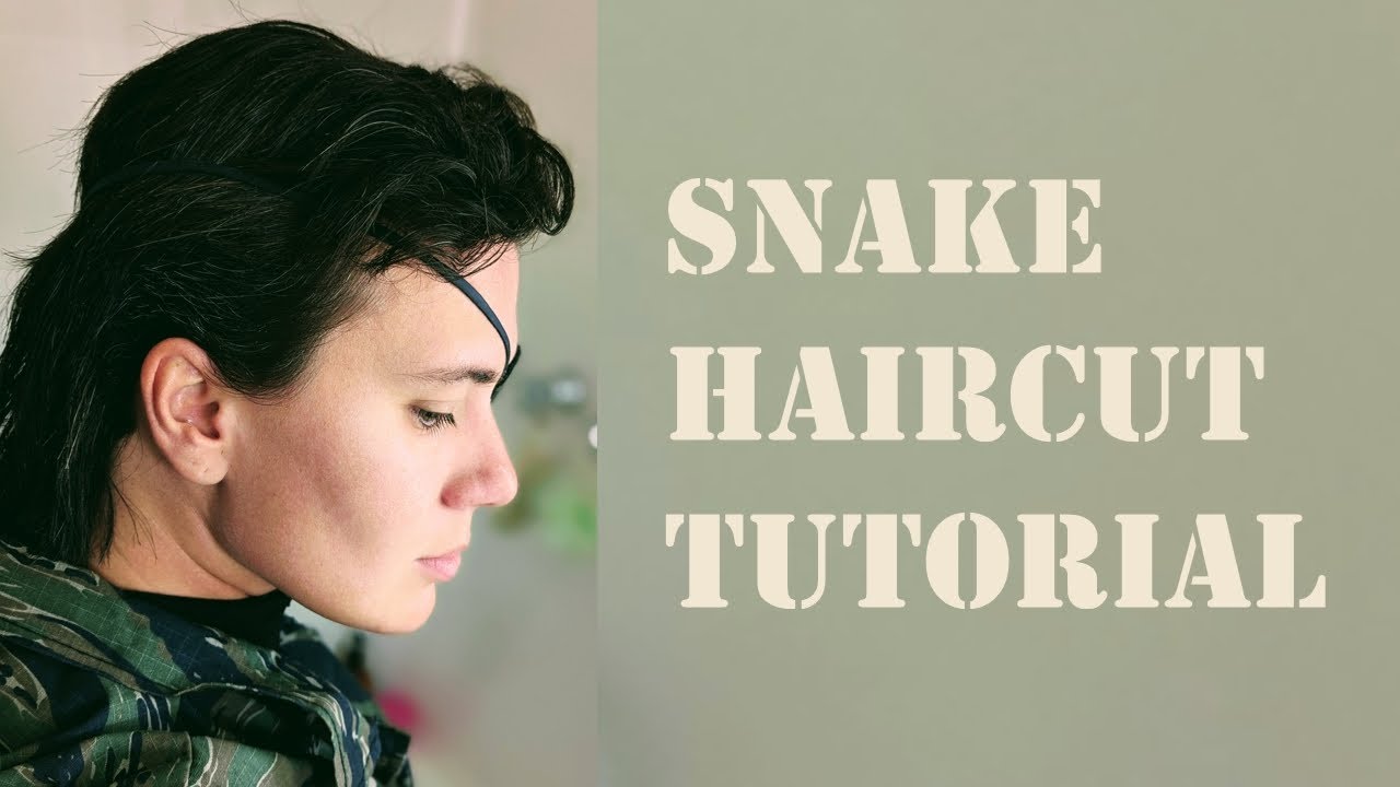 Metal Gear Solid Snake Haircut Tutorial