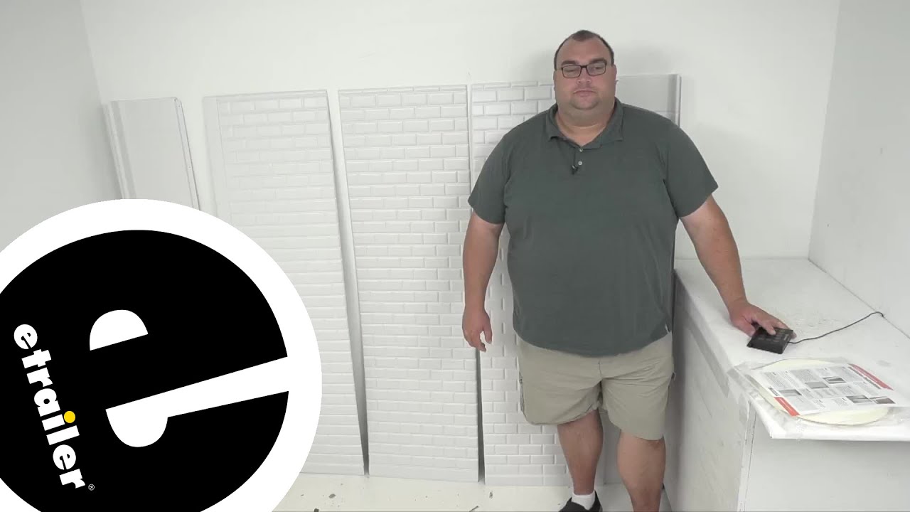 etrailer | Review of Specialty Recreation RV Showers and Tubs - Indoor Shower Wall Kit - SR52RR
