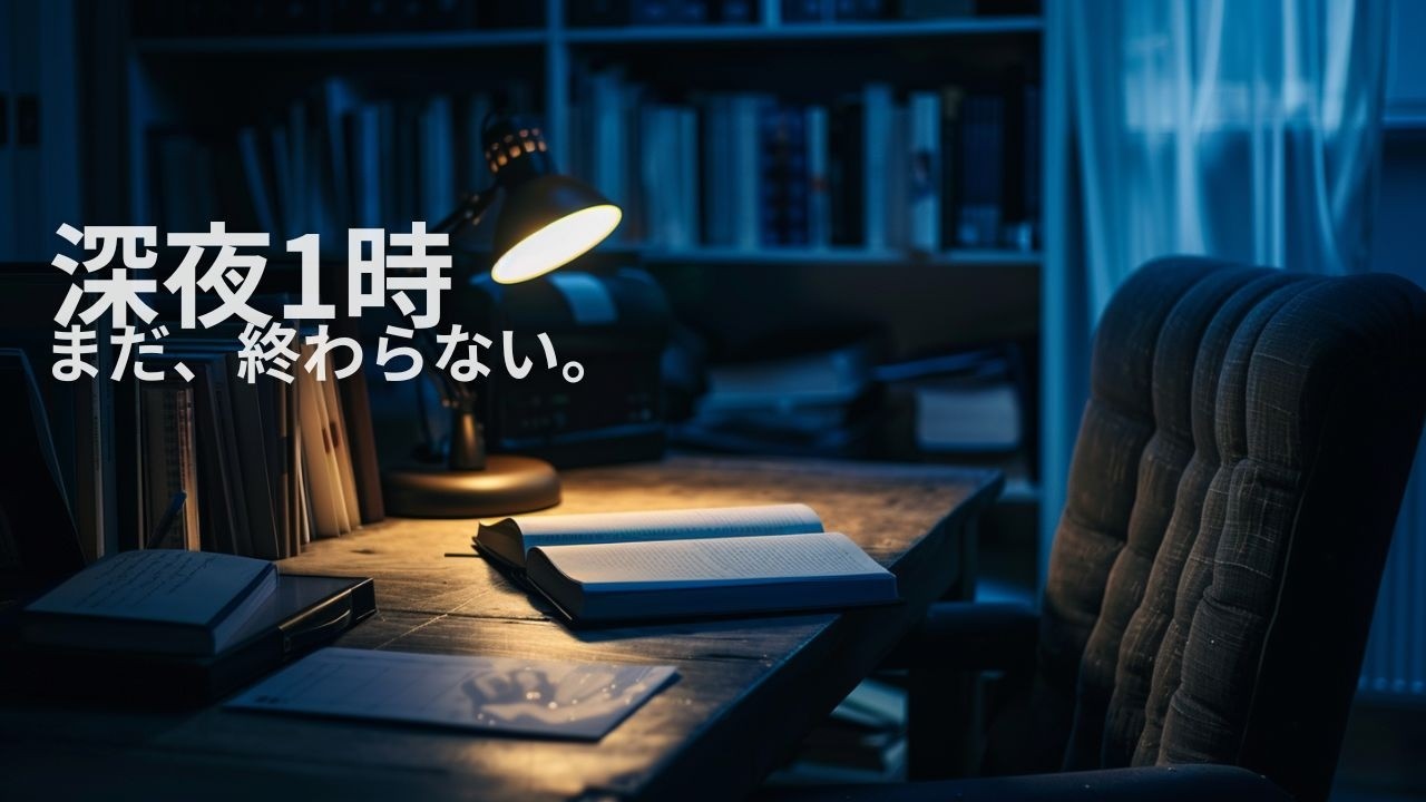 深夜1時、まだ終わらない作業のための静かなBGM