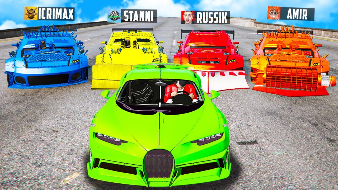 YOUTUBER JAGEN mich mit OP AUTOS in GTA 5!