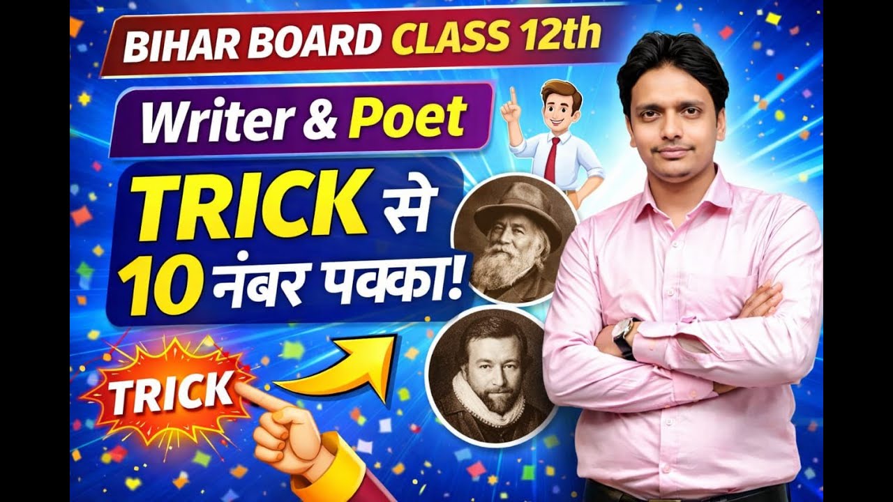12th class Bihar board | English writers and names | by IP sir  PART 2