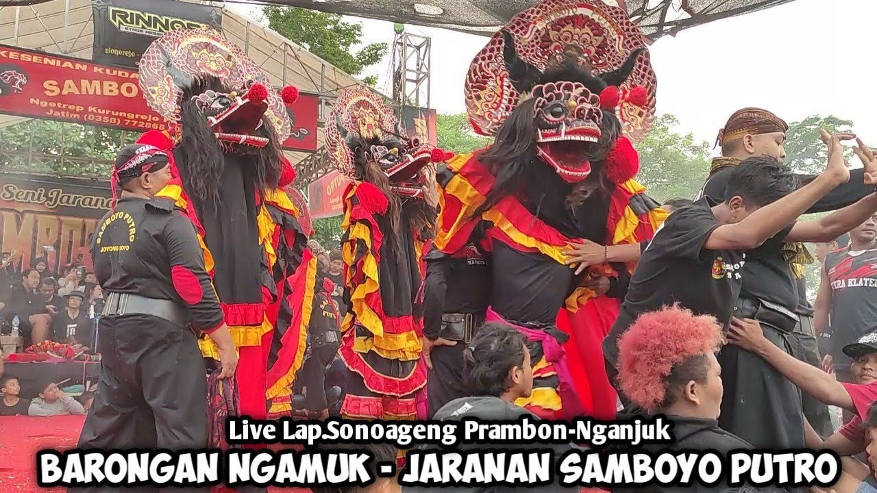 Rampak Barong Jaranan SAMBOYO PUTRO Live Lap Sonoageng Prambon Nganjuk
