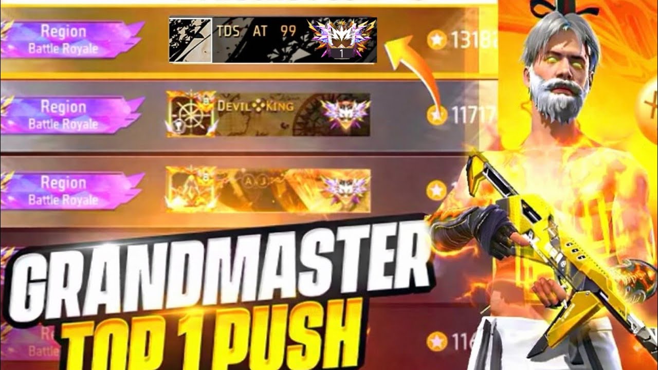 REGION TOP 100 SOLO RANK PUSH✅ ! GARENA FREE FIRE 🔥
