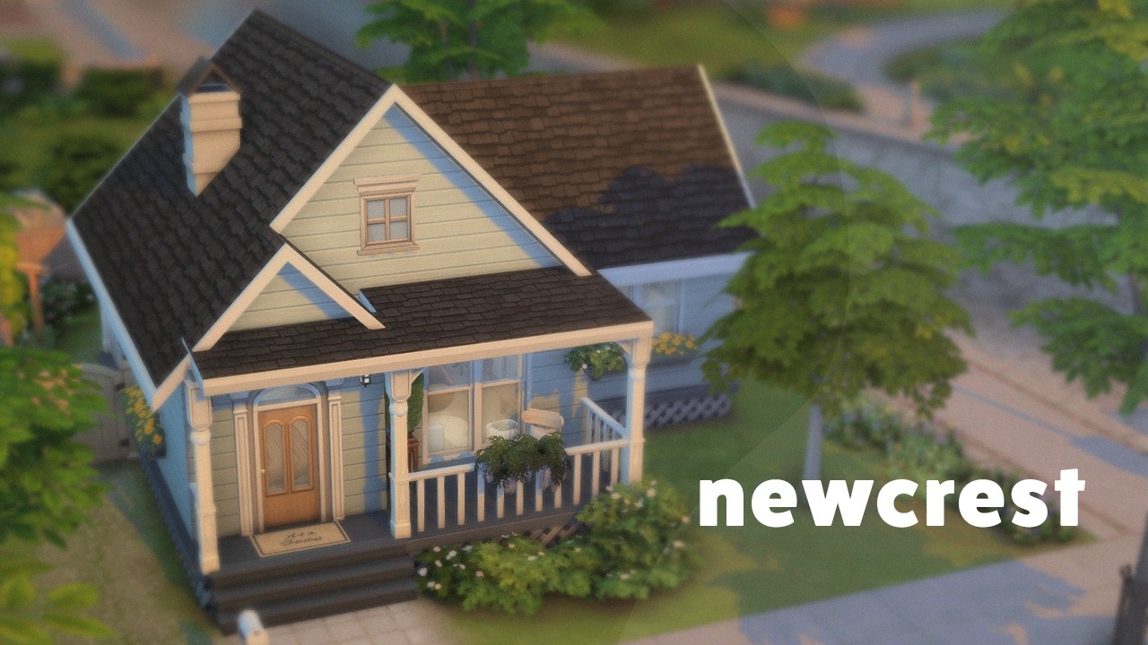 Startovací domek pro Newcrest 🌳│The sims 4 Speedbuild