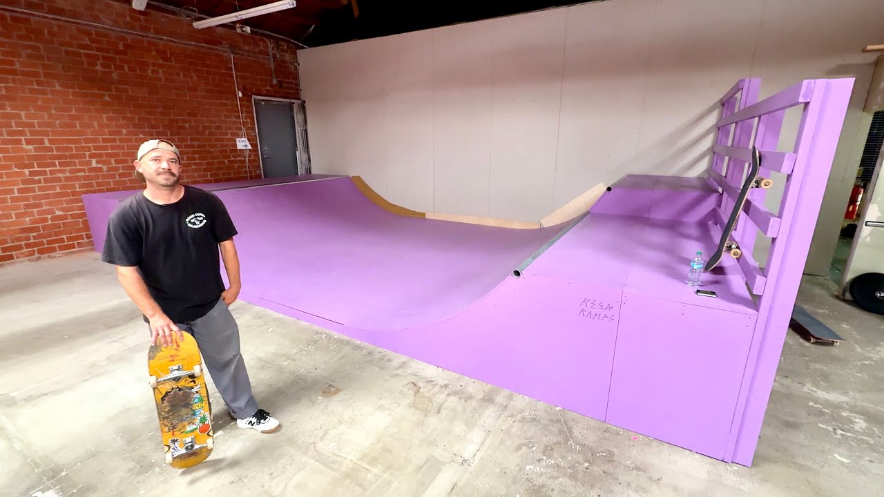 We built a Mini Ramp at an Adult Film Studio