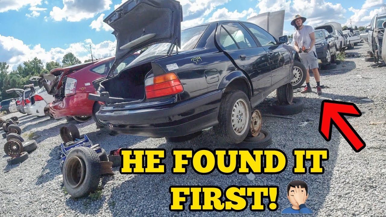 He Got There First! Pull A Part Treasure Hunting in the Junk Yard!