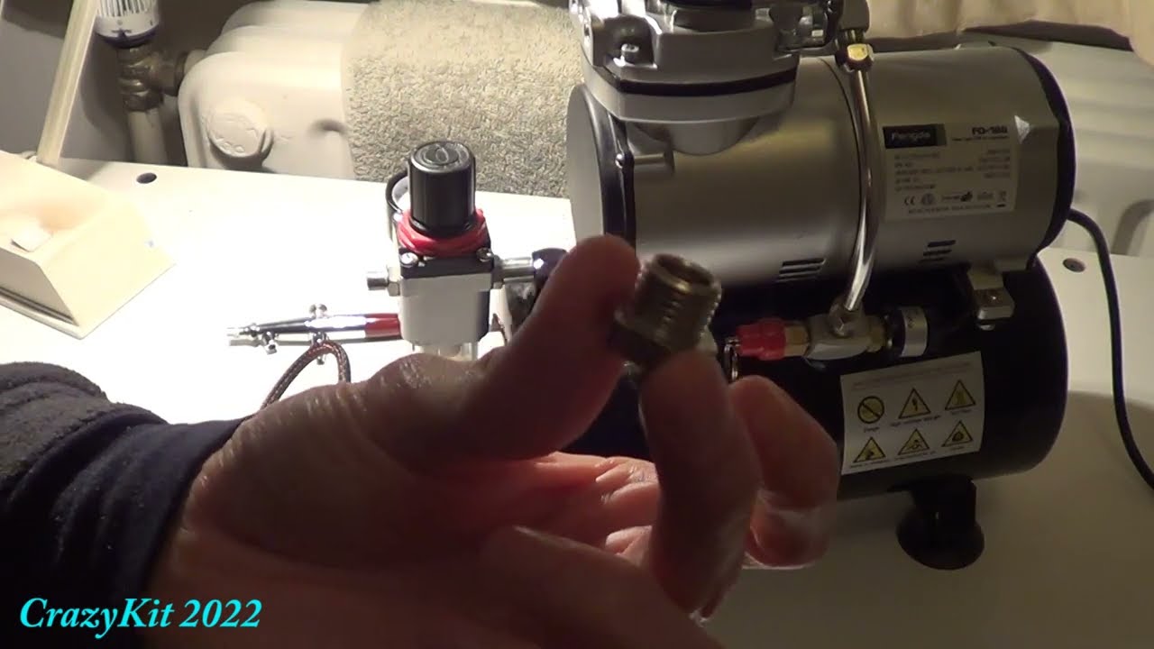 Adaptateur aérographe/compresseur -  airbrush adaptator