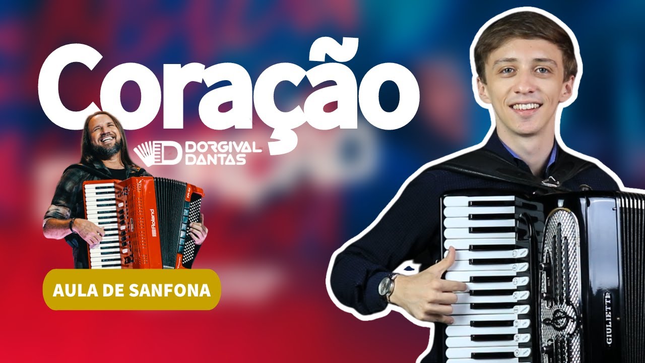Aprenda a tocar Coração no teclado do acordeon - Dorgival Dantas | Iniciantes