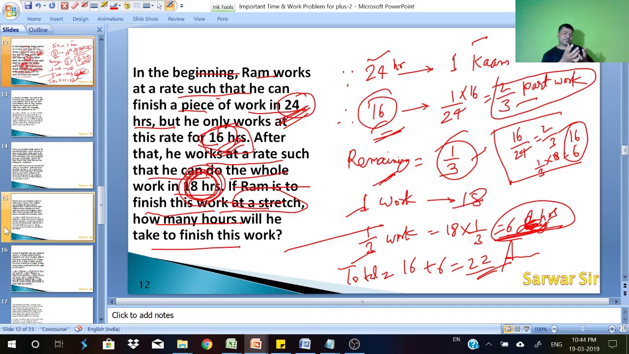 High Level Questions on Time and Work