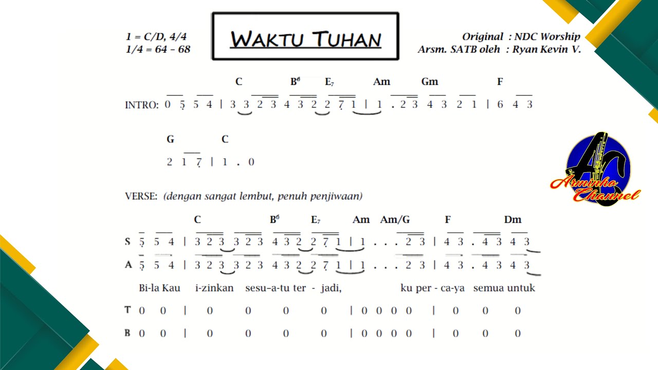 WAKTU TUHAN || NDC Worship (link teks SATB ada di deskripsi video}