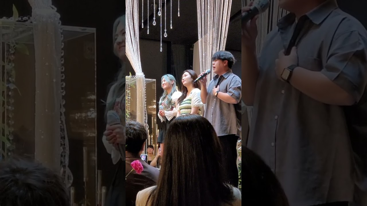 사촌오빠 결혼식 다녀왔습니다. (축가: 경서예지, 전건호)