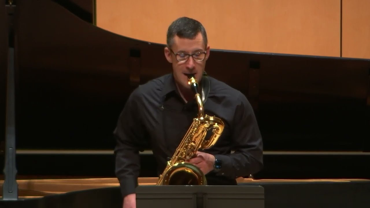 Iturralde - Pequeña Czarda (Erik Steighner, baritone saxophone; Oksana Ejokina, piano)
