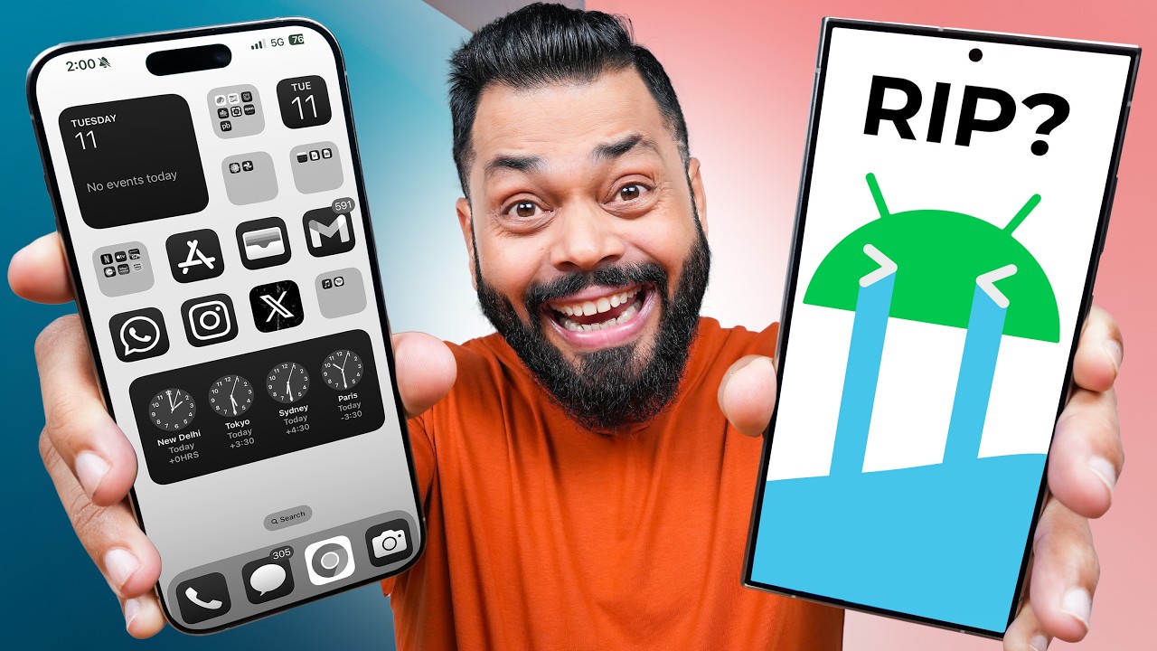 iOS 18 Hands On & First Look ⚡Apple Beats Android? 🤯