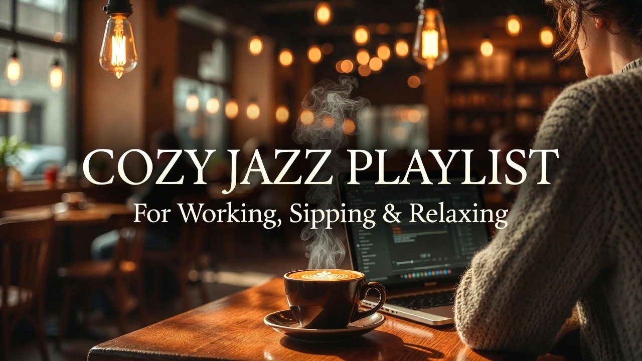 Cozy Jazz Coffee Shop | Smooth Lo-Fi Jazz & Soft Piano Instrumentals